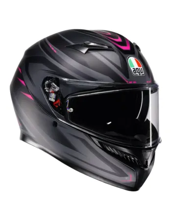 Каска AGV K3 SYTH MATT BLACK/PINK