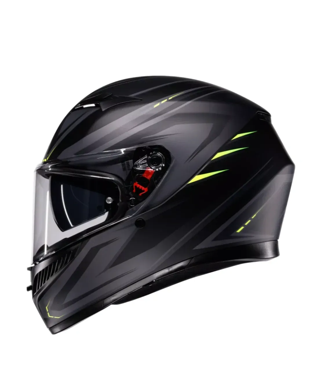 Каска AGV K3 SYTH MATT BLACK/YELLOW FLUO