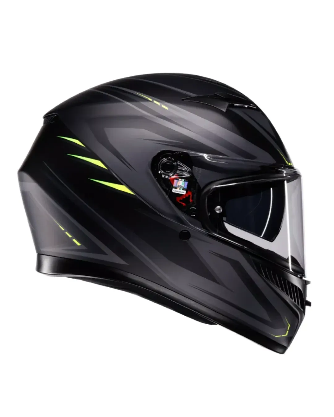 Каска AGV K3 SYTH MATT BLACK/YELLOW FLUO