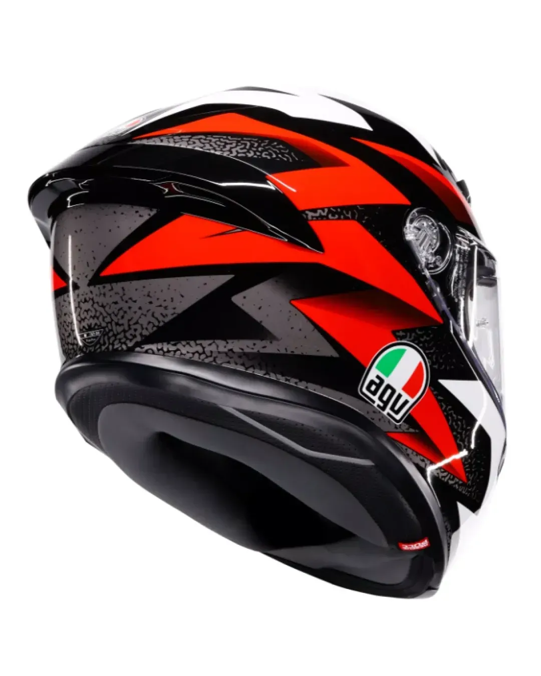 Каска AGV K6 S E2206 BRAVEN BLACK/RED/WHITE