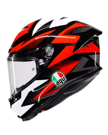 Каска AGV K6 S E2206 BRAVEN BLACK/RED/WHITE