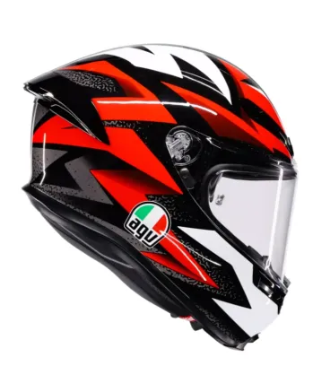 Каска AGV K6 S E2206 BRAVEN BLACK/RED/WHITE