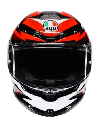 Каска AGV K6 S E2206 BRAVEN BLACK/RED/WHITE