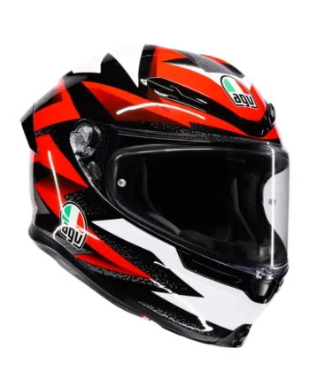 Каска AGV K6 S E2206 BRAVEN BLACK/RED/WHITE