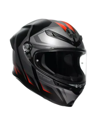 Каска AGV K6 S E2206 KARVE MATT BLACK/GREY/RED