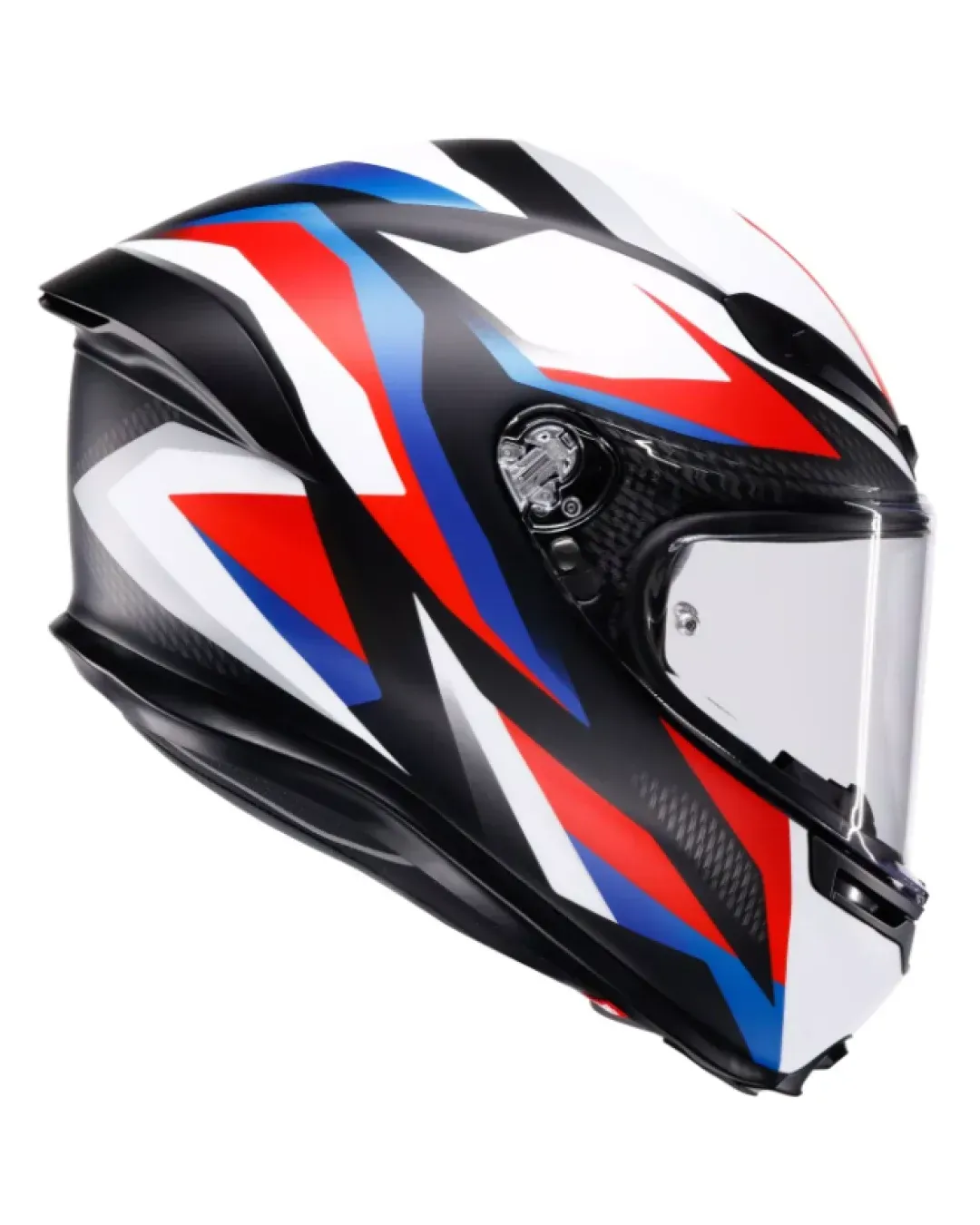 Каска AGV K6 S E2206 TIMEWARP MATT BLACK/RED/BLUE