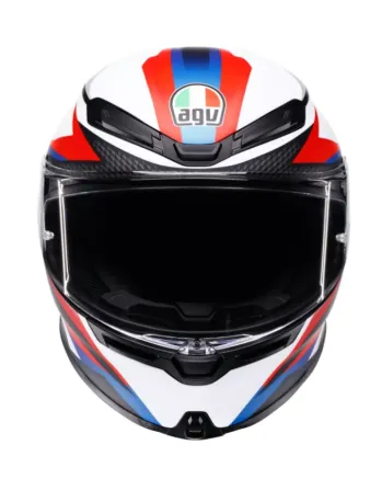 Каска AGV K6 S E2206 TIMEWARP MATT BLACK/RED/BLUE