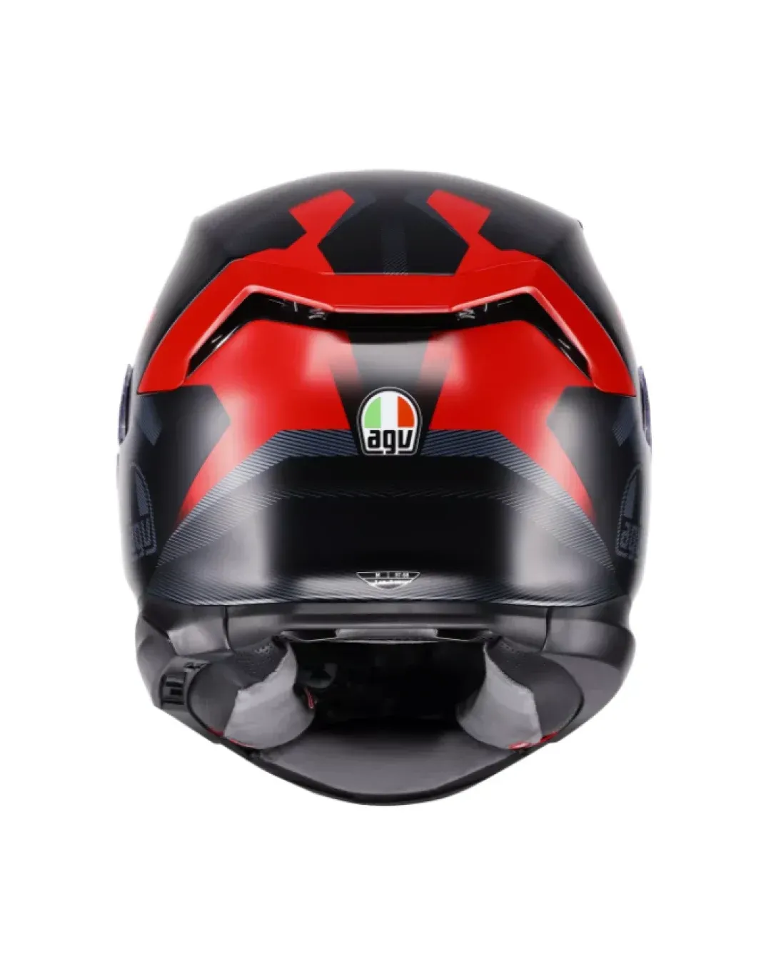 Каска AGV K7 MPLK GLIMPSE MATT BLACK/RED