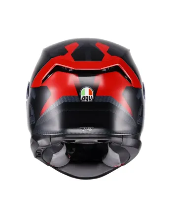 Каска AGV K7 MPLK GLIMPSE MATT BLACK/RED