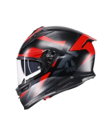 Каска AGV K7 MPLK GLIMPSE MATT BLACK/RED