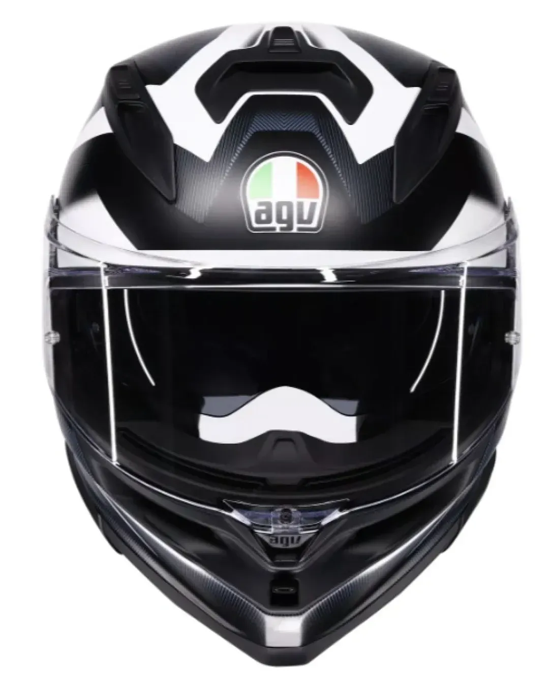 Каска AGV K7 MPLK GLIMPSE MATT BLACK/WHITE