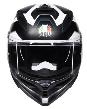 Каска AGV K7 MPLK GLIMPSE MATT BLACK/WHITE