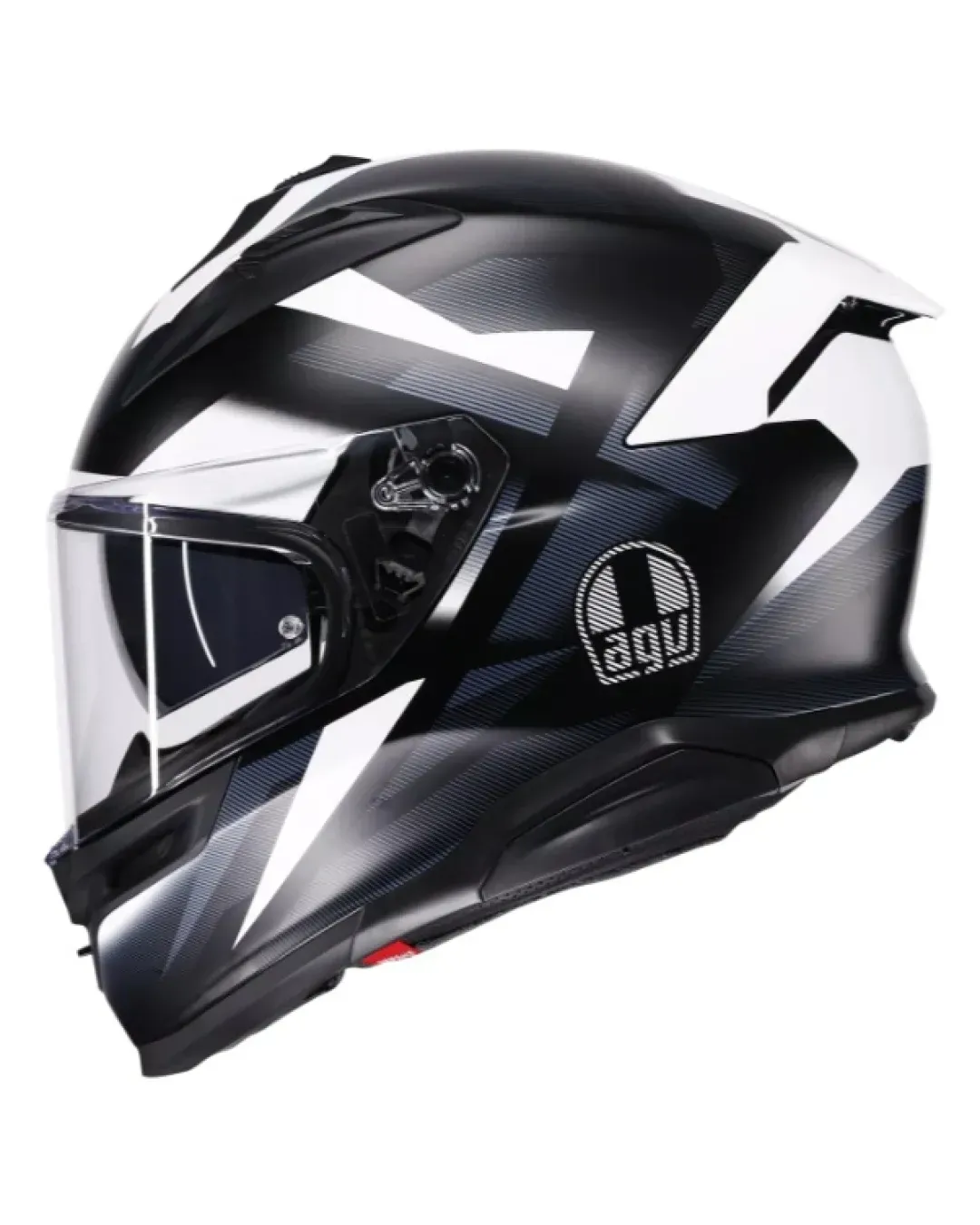 Каска AGV K7 MPLK GLIMPSE MATT BLACK/WHITE