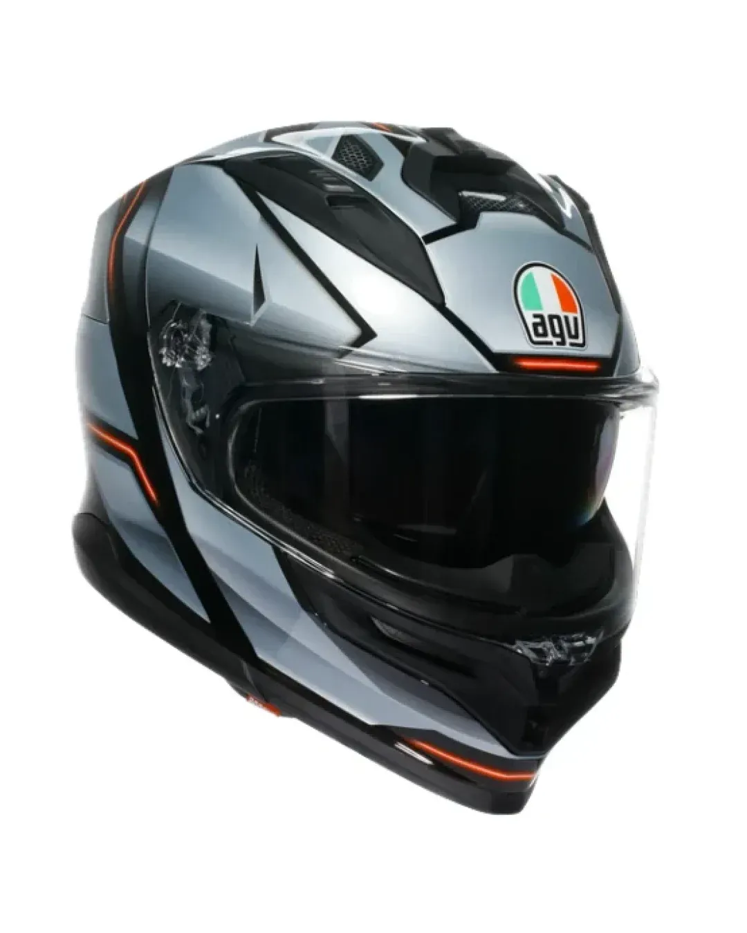 Каска AGV K7 MPLK JAEGER BLACK/SILVER