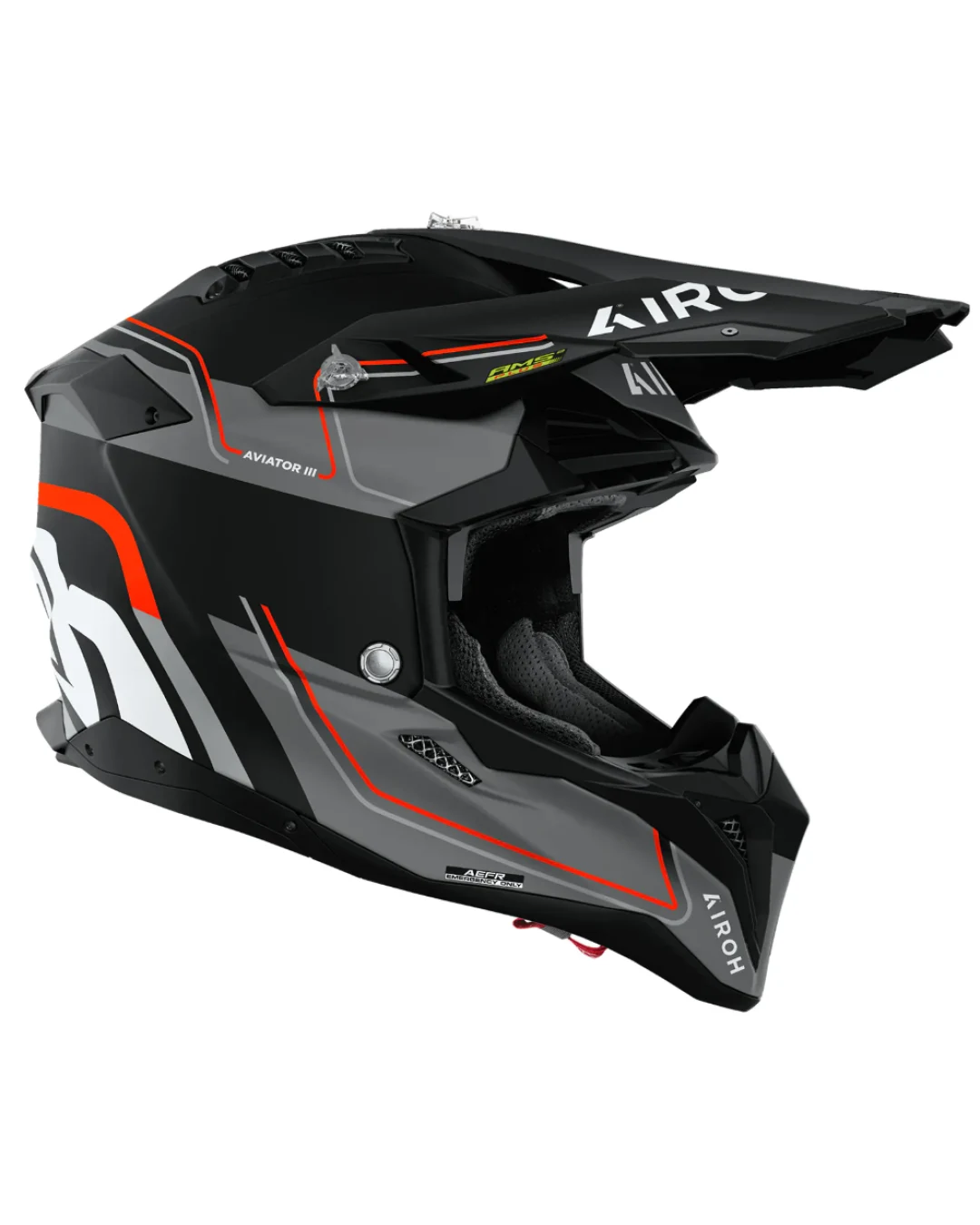 Каска AIROH AVIATOR 3 LEADER ORANGE MATT