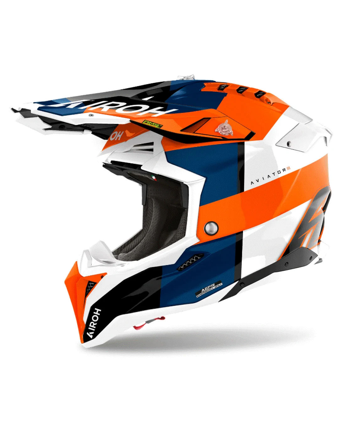 Каска AIROH AVIATOR 3 MONARCH ORANGE GLOSS