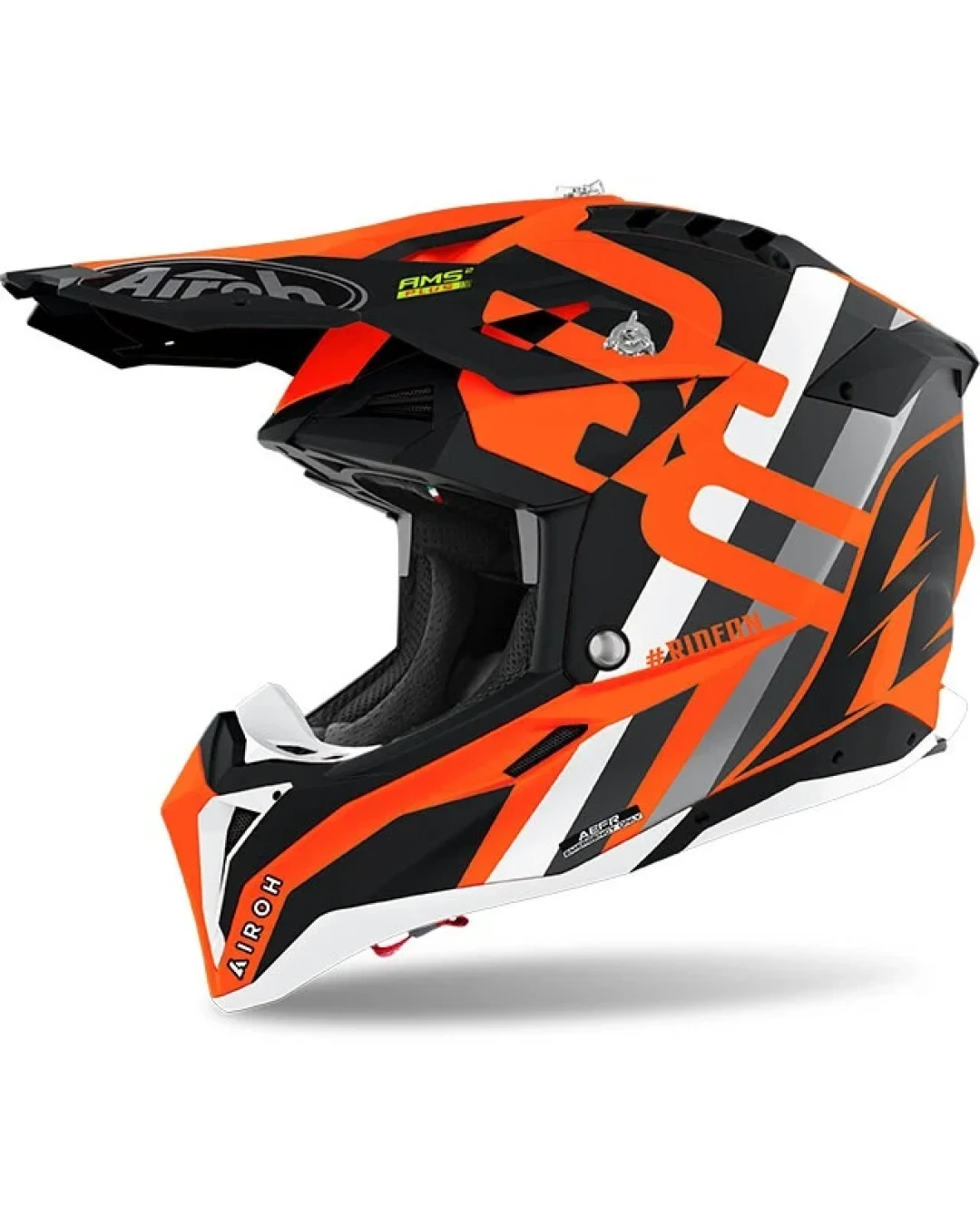 Каска AIROH AVIATOR 3 RAINBOW ORANGE MATT