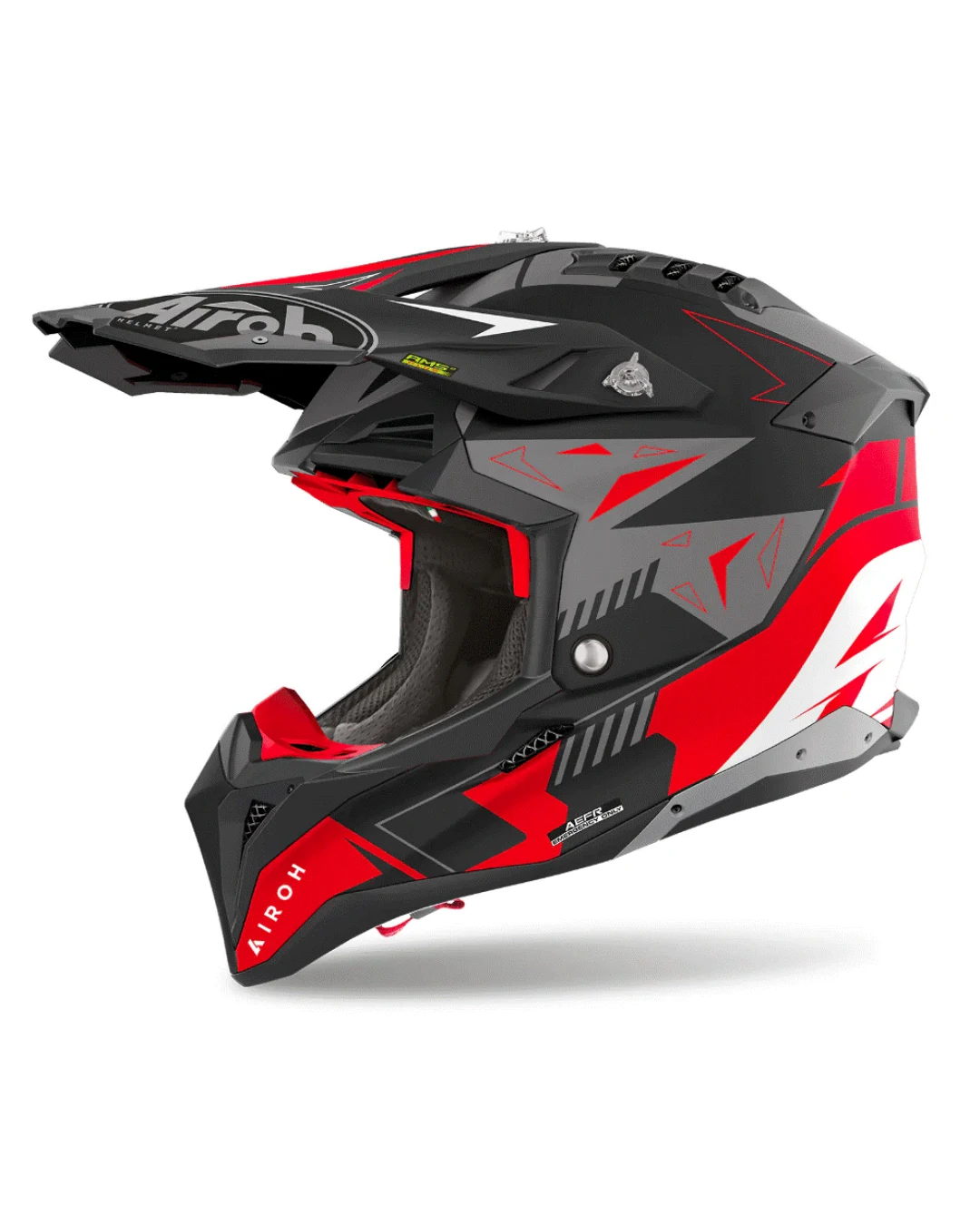 Каска AIROH AVIATOR 3 SPIN RED MATT