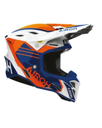 Каска AIROH AVIATOR FACTORY ATLAN ORG/BL GLOSS