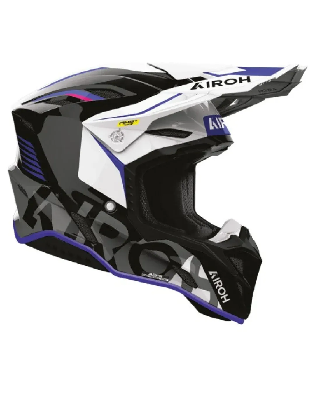 Каска AIROH AVIATOR FACTORY BLAME BK GLOSS