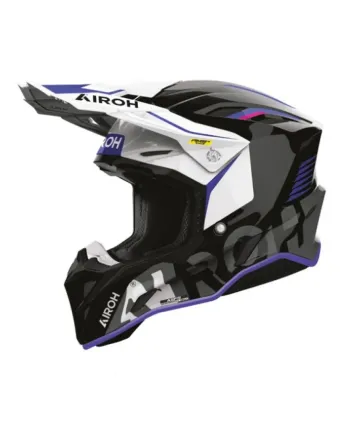 Каска AIROH AVIATOR FACTORY BLAME BK GLOSS