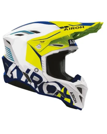 Каска AIROH AVIATOR FACTORY BLAME BL/YW GLOSS