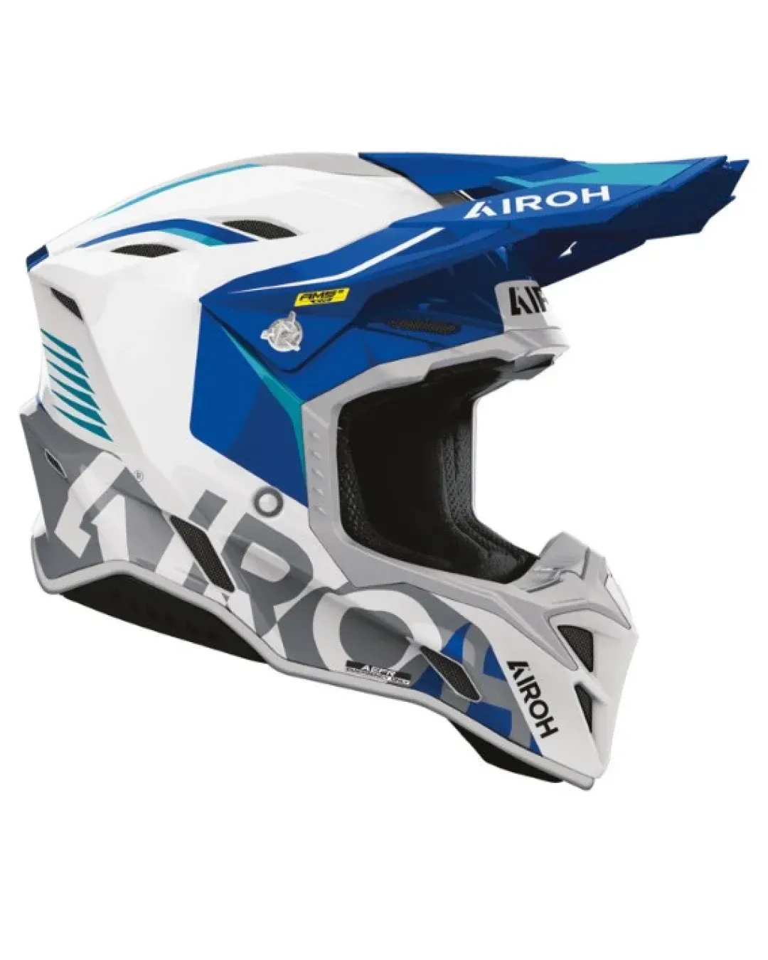 Каска AIROH AVIATOR FACTORY BLAME BLUE GLOSS