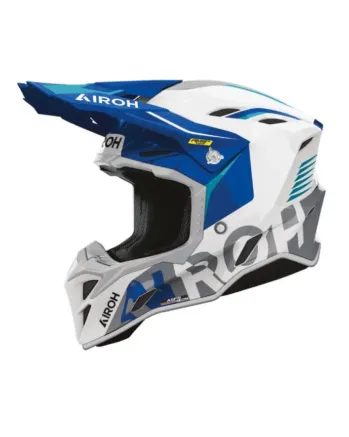 Каска AIROH AVIATOR FACTORY BLAME BLUE GLOSS