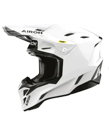 Каска AIROH AVIATOR FACTORY CARBON FIM RACING 2 WHITE