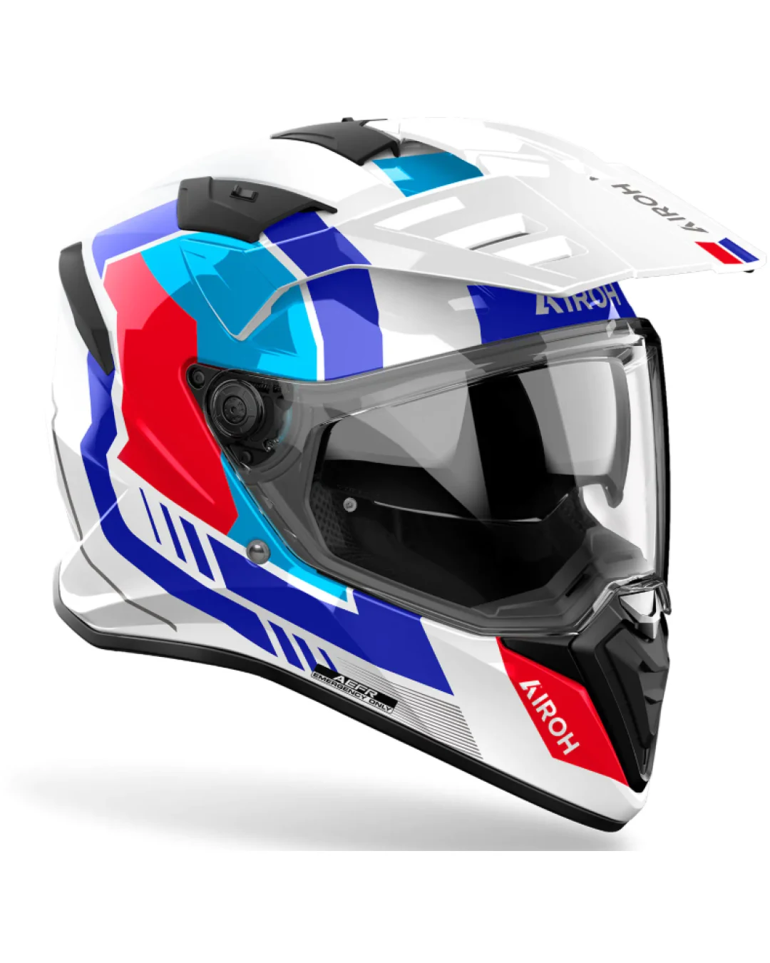 Каска AIROH BANDIT HORN WHITE GLOSS