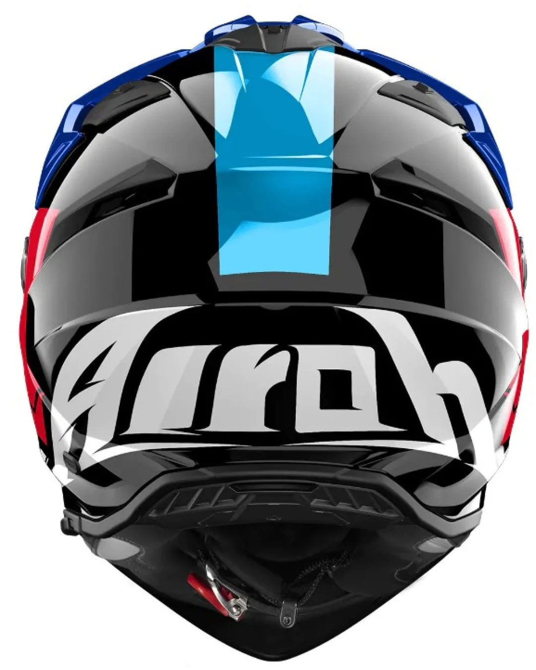 Каска AIROH BANDIT Tune Blue Red Gloss