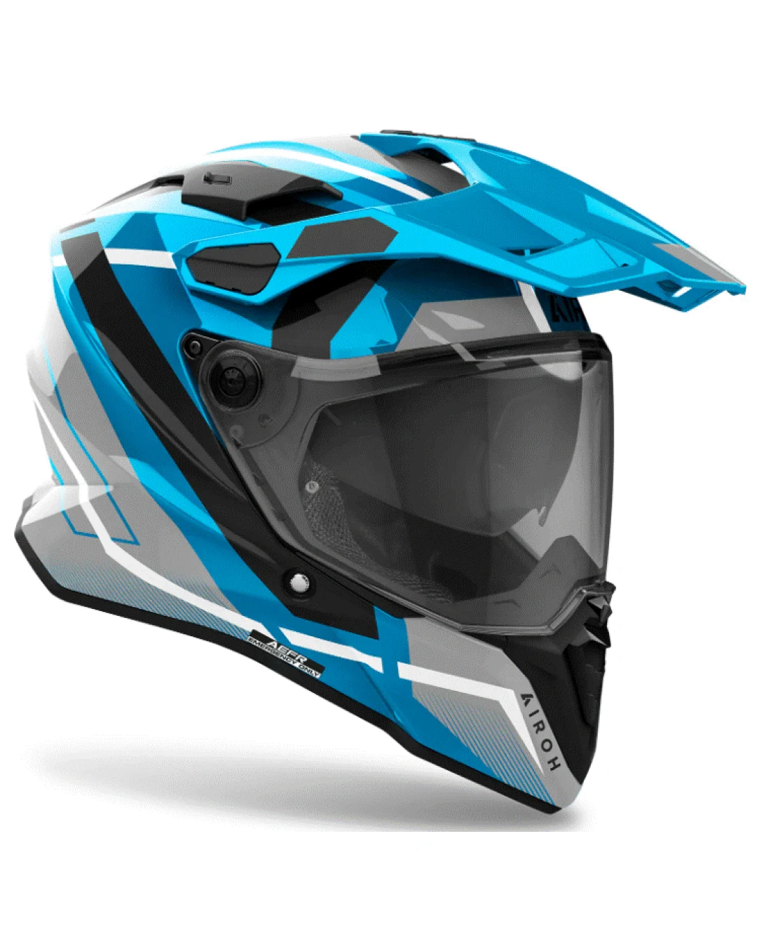 Каска AIROH COMMANDER 2 MAVICK CERULEAN BLUE