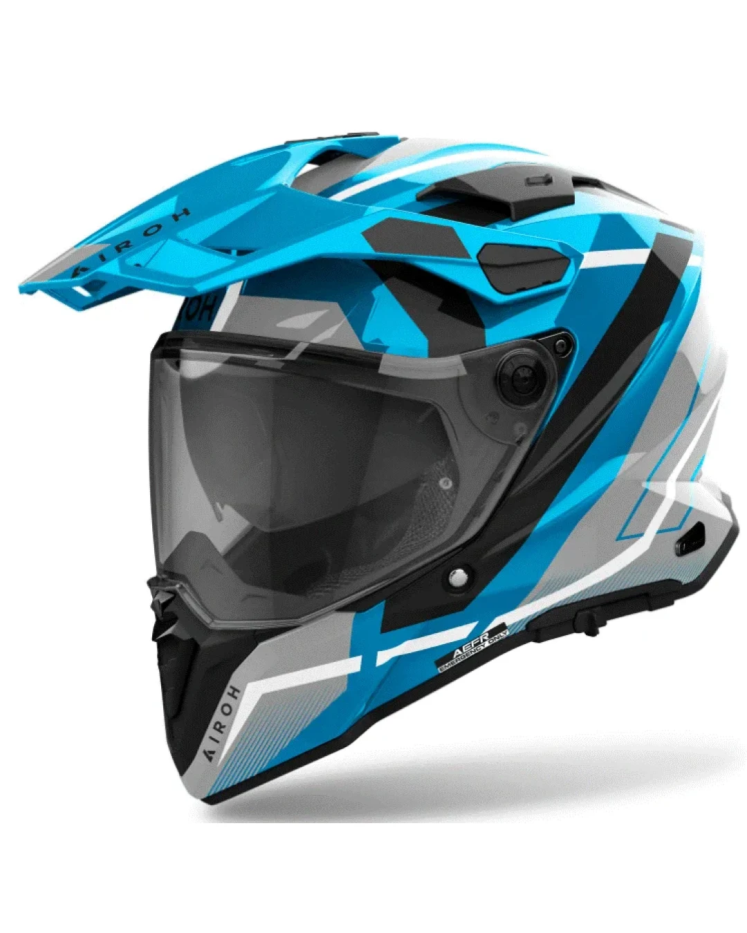 Каска AIROH COMMANDER 2 MAVICK CERULEAN BLUE