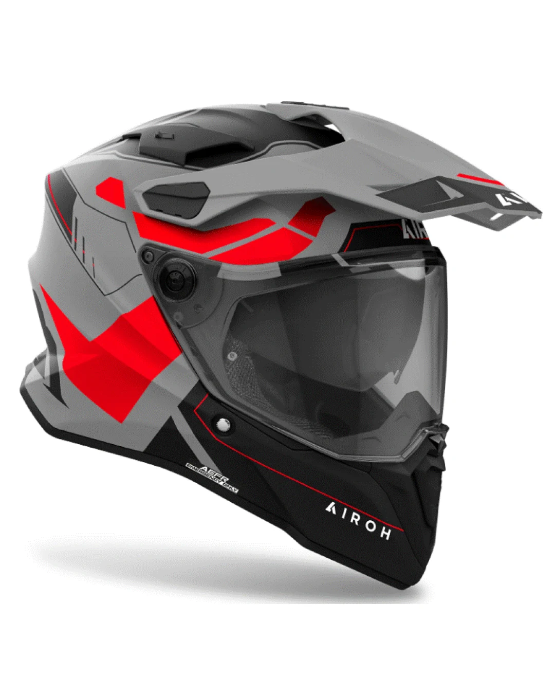 Каска AIROH COMMANDER 2 REVEAL RED FLUO MATT