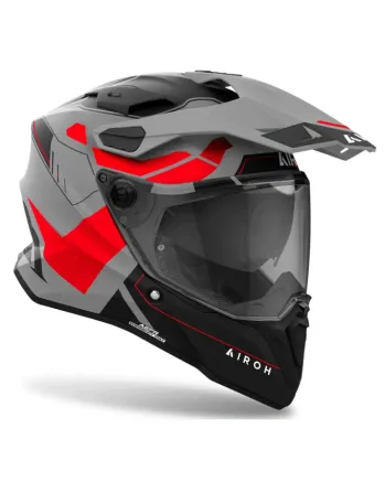 Каска AIROH COMMANDER 2 REVEAL RED FLUO MATT