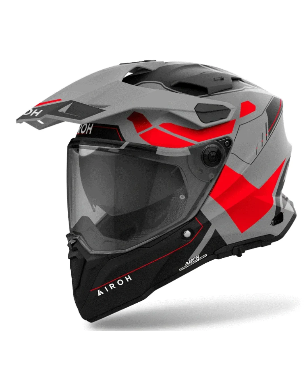 Каска AIROH COMMANDER 2 REVEAL RED FLUO MATT