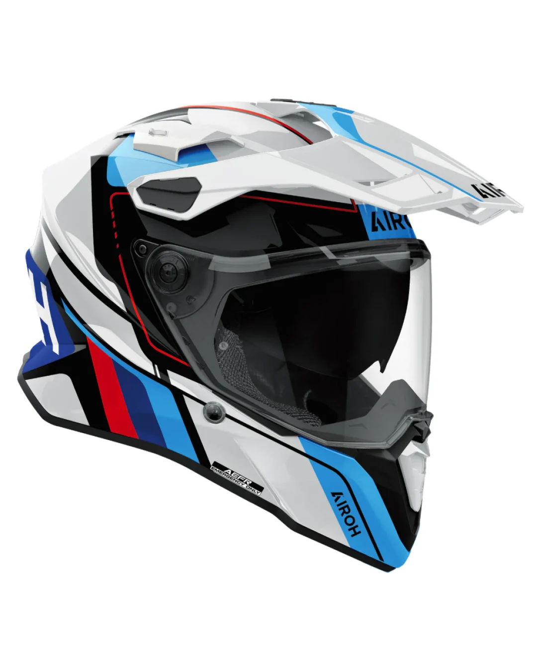 Каска AIROH COMMANDER 2 SKIP WHITE/RED