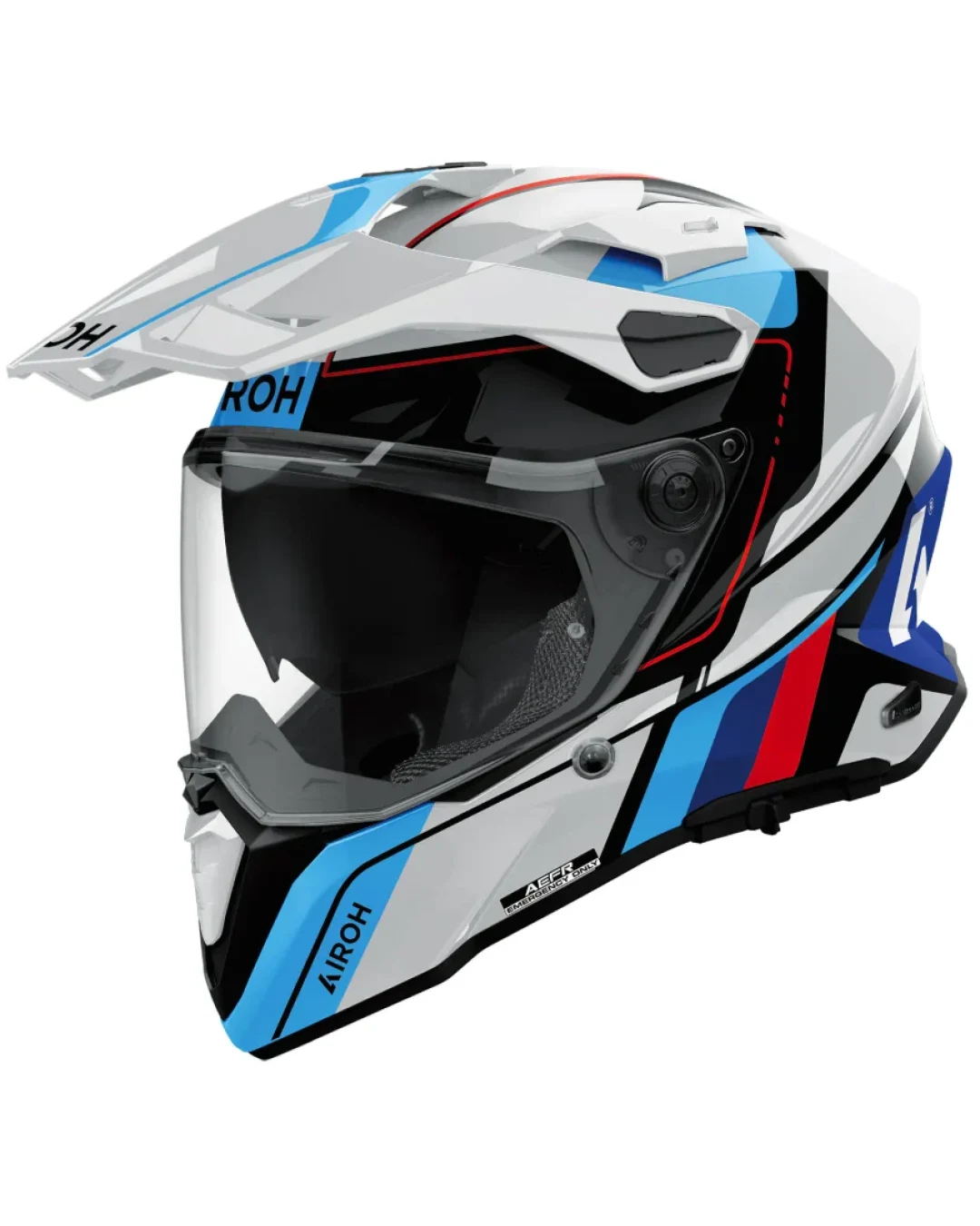 Каска AIROH COMMANDER 2 SKIP WHITE/RED