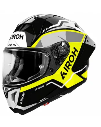 Каска AIROH GP 800 LANE YELLOW FLUO GLOSS