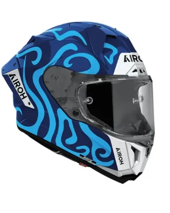 Каска AIROH GP 800 SWAIN BLUE GLOSS