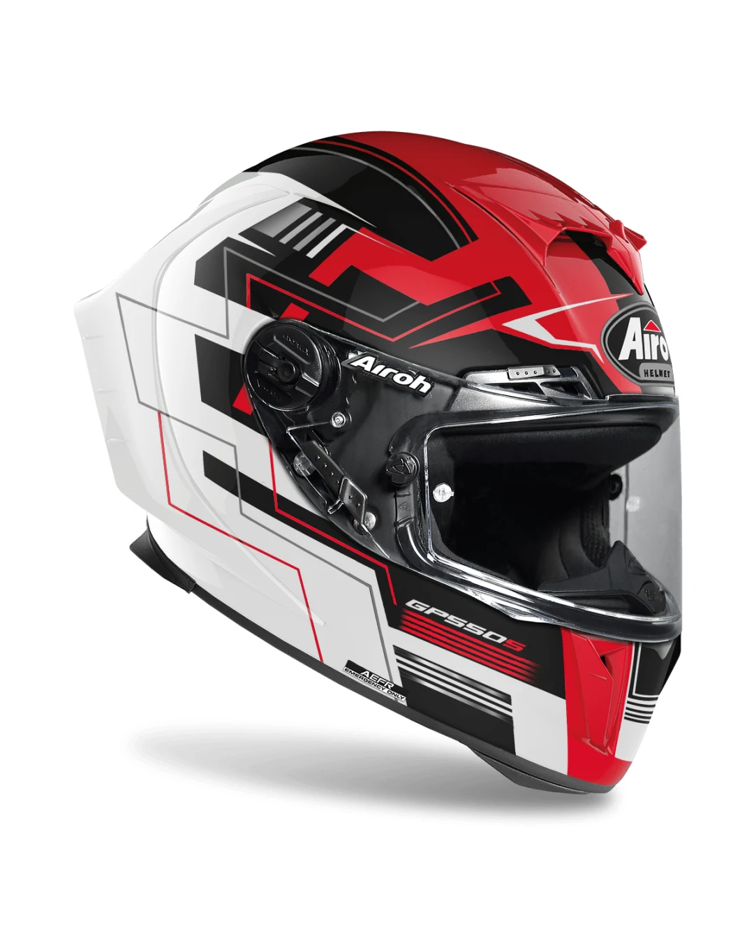 КАСКА AIROH GP550 S CHALLENGE RED GLOSS