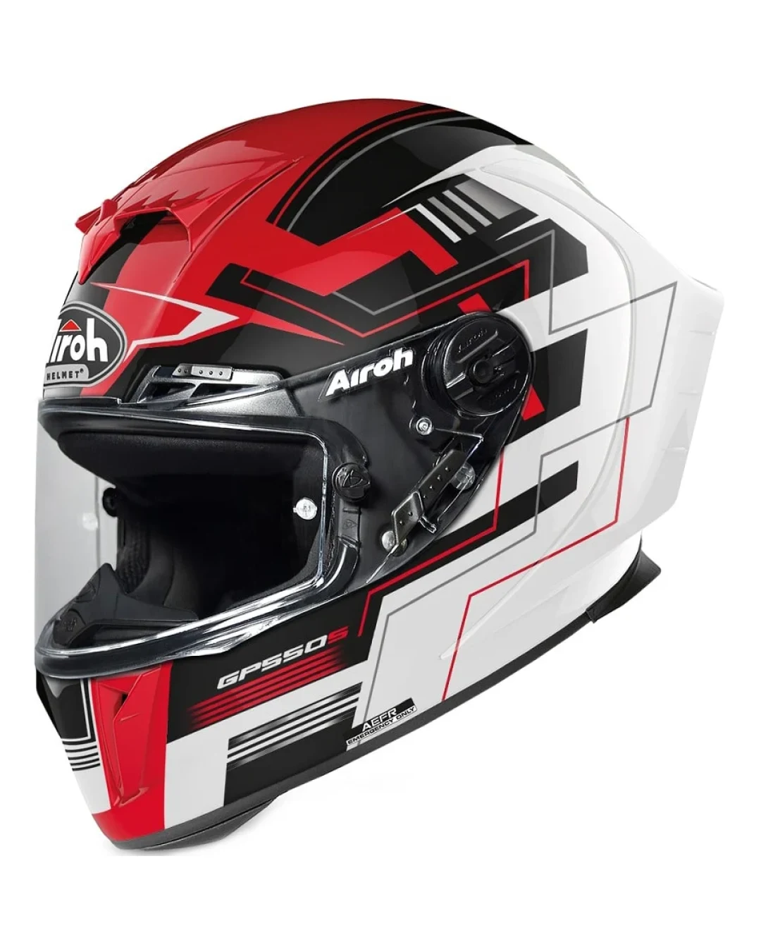 КАСКА AIROH GP550 S CHALLENGE RED GLOSS