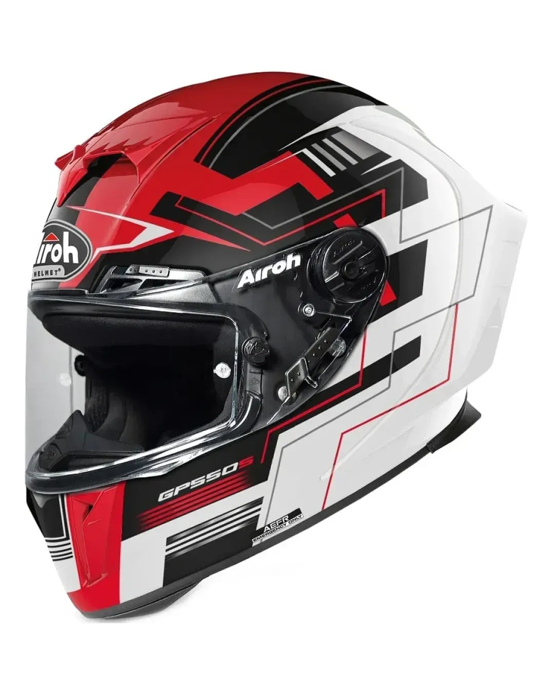 КАСКА AIROH GP550 S CHALLENGE RED GLOSS