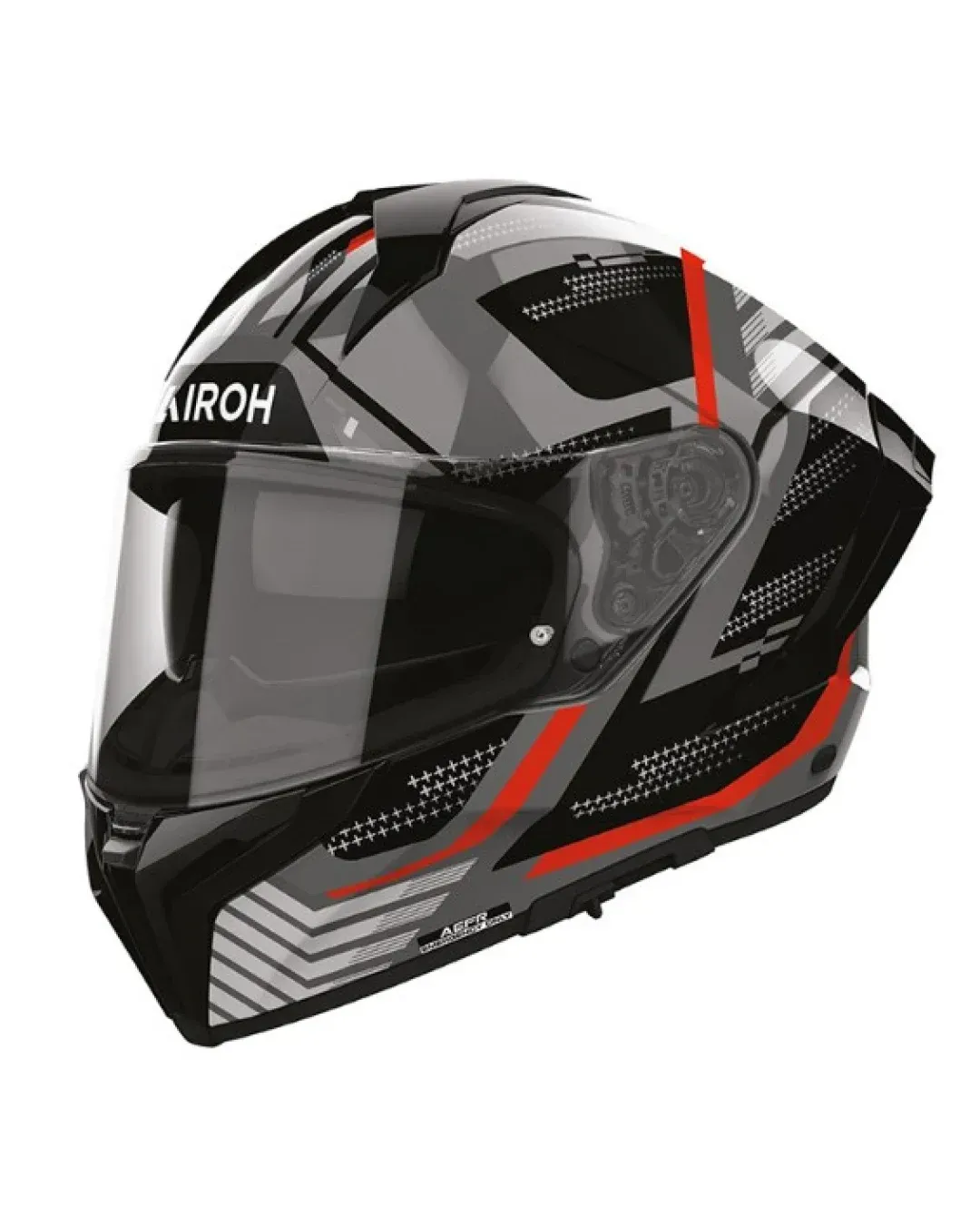 Каска AIROH MATRYX STARBUST BLACK/RED GLOSS