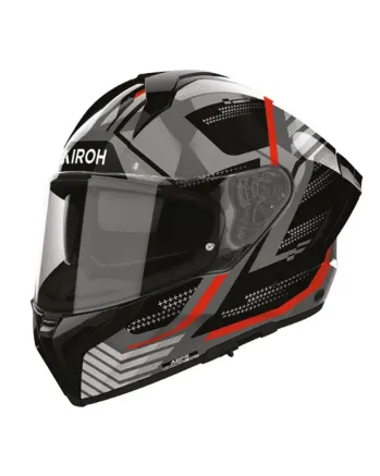 Каска AIROH MATRYX STARBUST BLACK/RED GLOSS