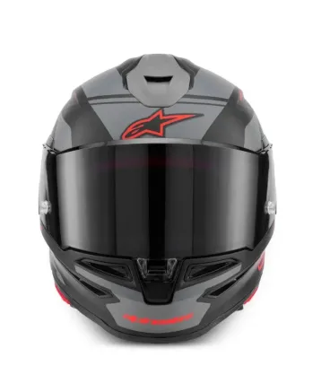 Каска ALPINESTARS S-R7 A-Core BK/GR/RED MATTE