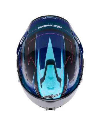 Каска ALPINESTARS S-R7 KINETIS BK/BL/PK FLUO