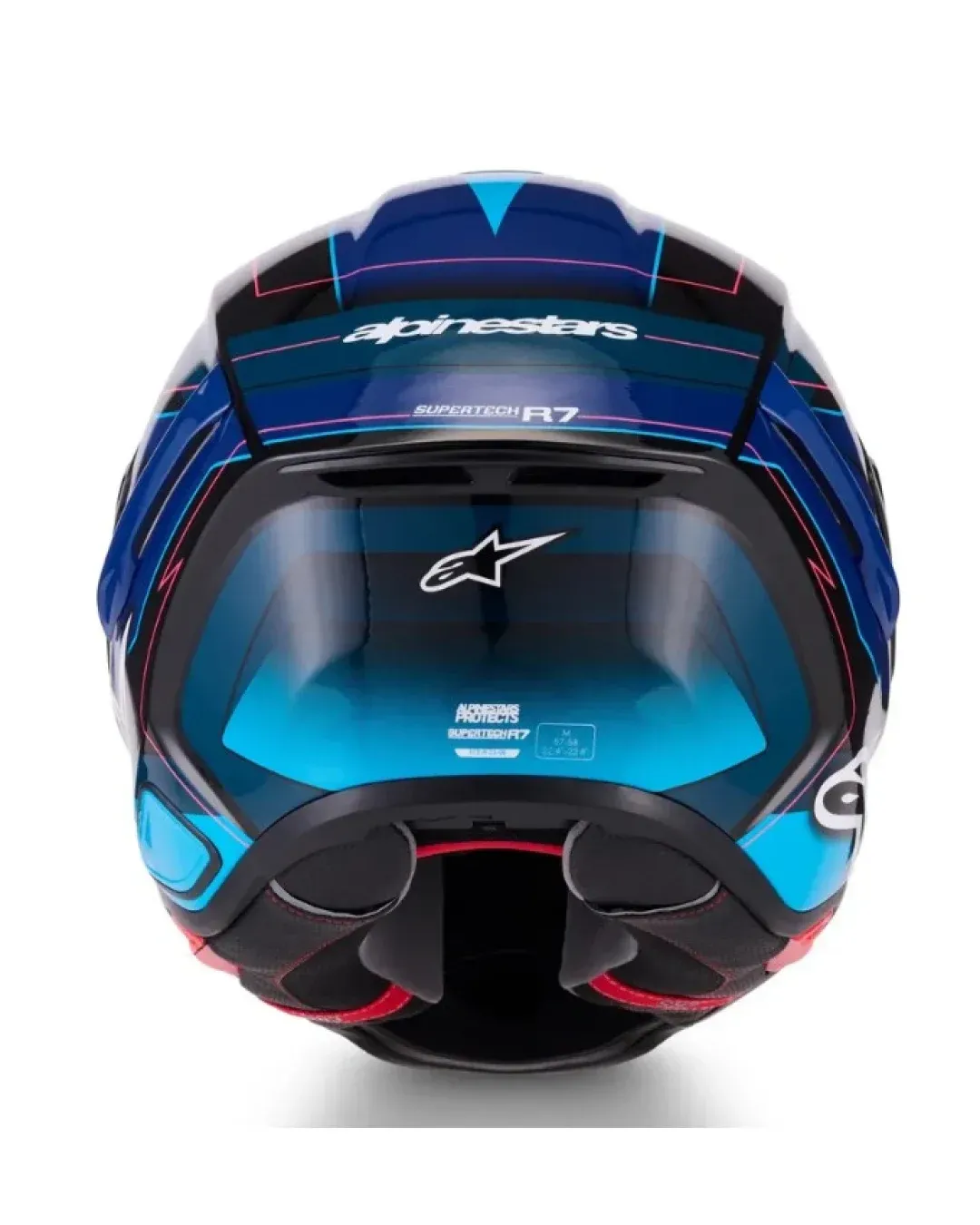Каска ALPINESTARS S-R7 KINETIS BK/BL/PK FLUO
