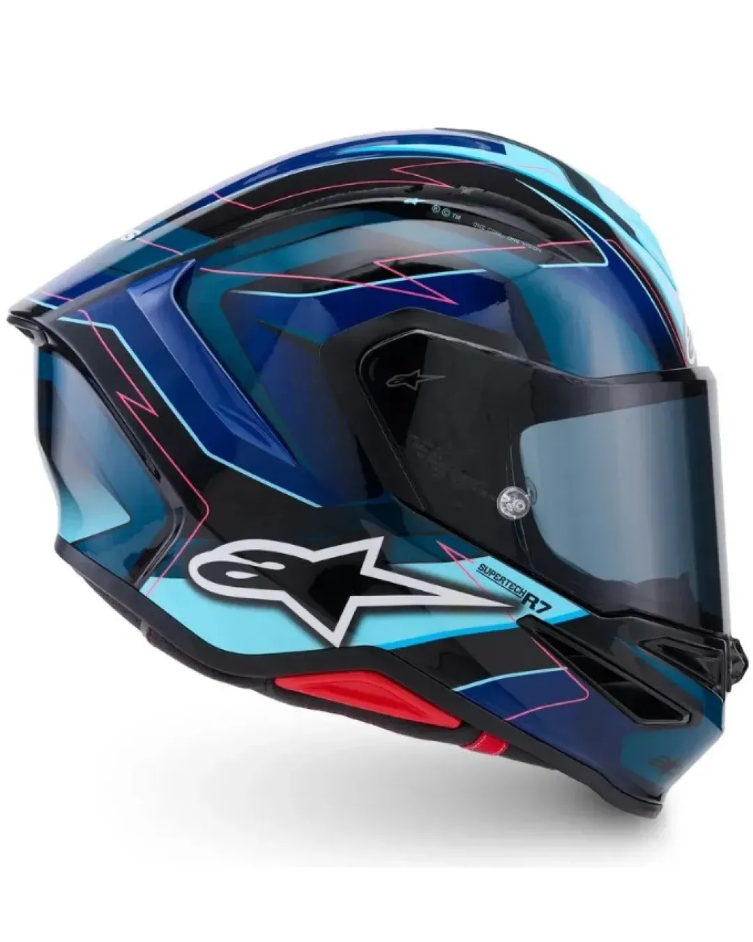 Каска ALPINESTARS S-R7 KINETIS BK/BL/PK FLUO