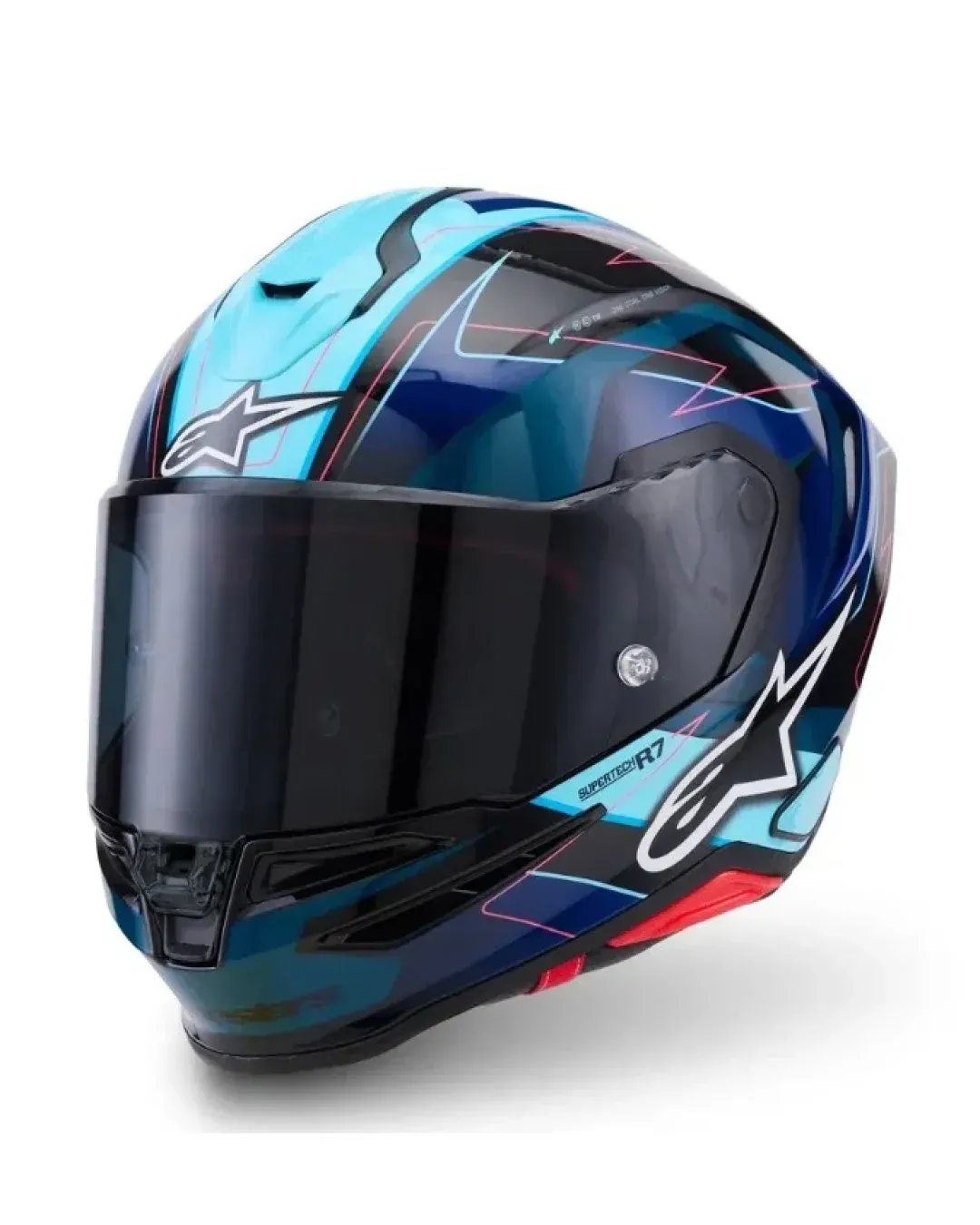 Каска ALPINESTARS S-R7 KINETIS BK/BL/PK FLUO